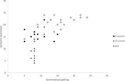 Grammatical Spelling and Written Syntactic Awareness in Children With and Without Dyslexia